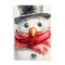 Stupell Industries Close Up Snowman Portrait Wall Plaque, design by Petal Prints Design